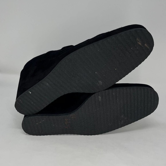 Stephane Kélian Paris Black Suede Wedges Womens Size 7 1/2 - Picture 6 of 8